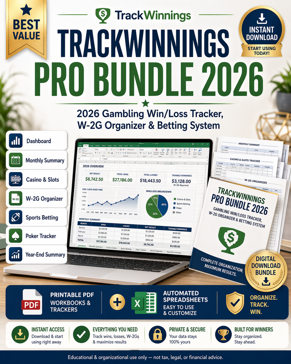 TrackWinnings Pro Bundle 2026