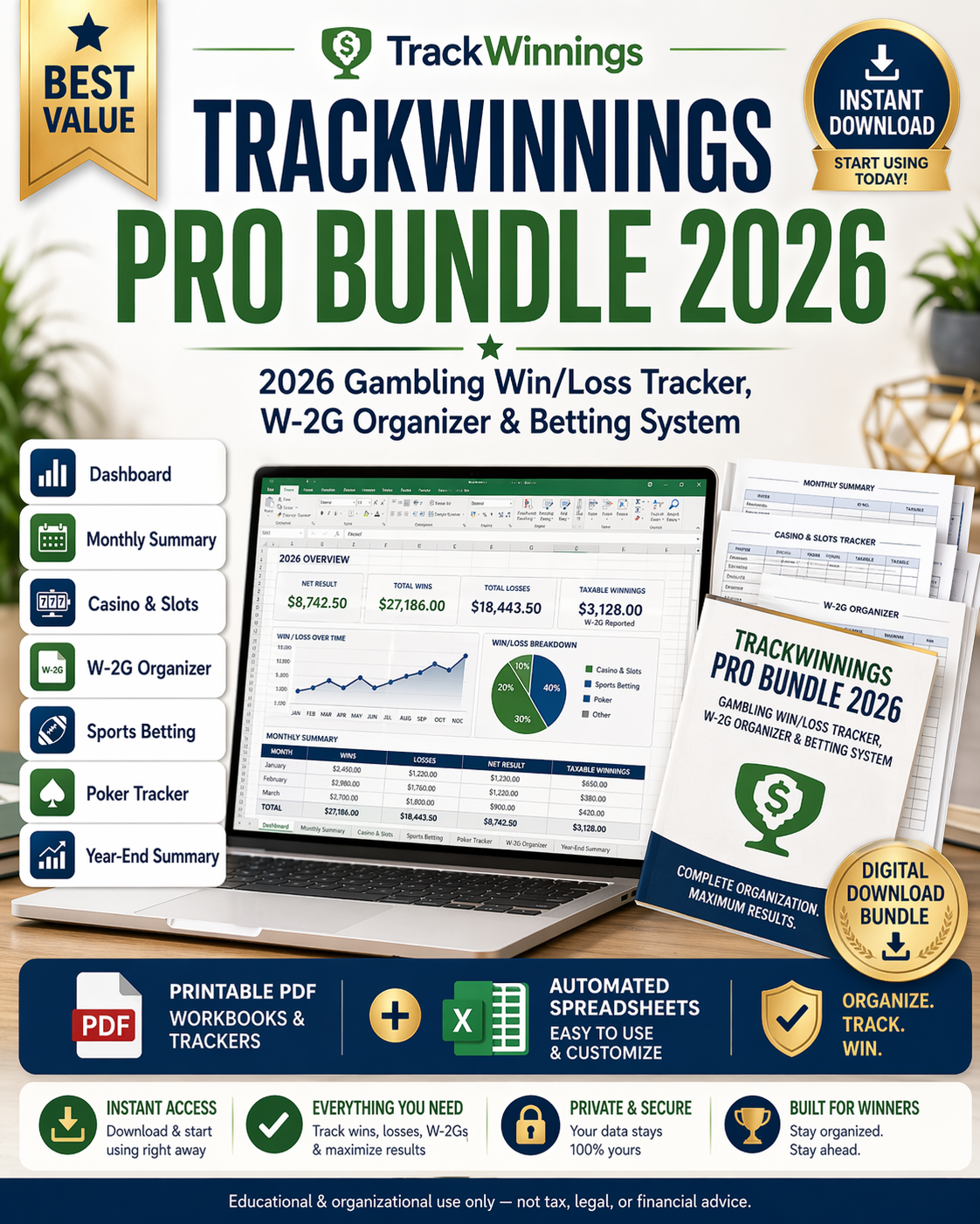 TrackWinnings Pro Bundle 2026